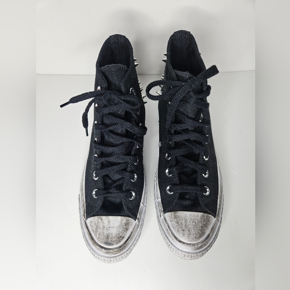 Converse Chuck 70 Studded Sneaker Distressed Size 8 - Picture 3 of 12
